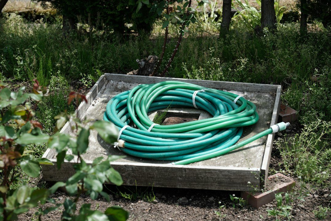 Drain, Coil and Store a Garden Hose Before the First Frost