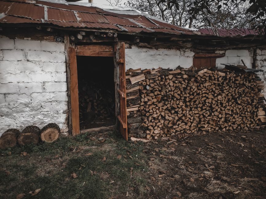 Stack Firewood Off the Ground to Season It Before Winter